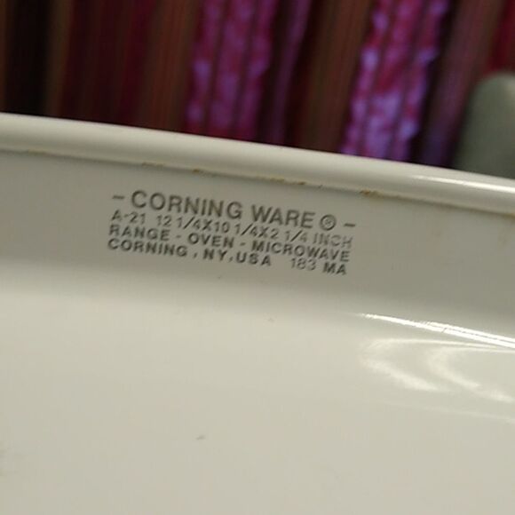 Vintage Corning Ware Spice of Life LG A-21 Baking Dish Lasagna Apple Crisp - Picture 3 of 9